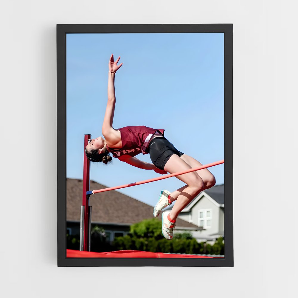 Poster Saut de Grâce – affiche Athlétisme (vue 2)